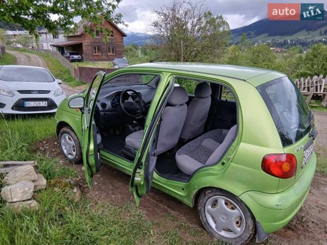 Зеленый Дэу Матиз, объемом двигателя 0.8 л и пробегом 128 тыс. км за 1650 $, фото 1 на Automoto.ua