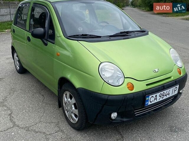 Зеленый Дэу Матиз, объемом двигателя 0.8 л и пробегом 137 тыс. км за 1800 $, фото 1 на Automoto.ua