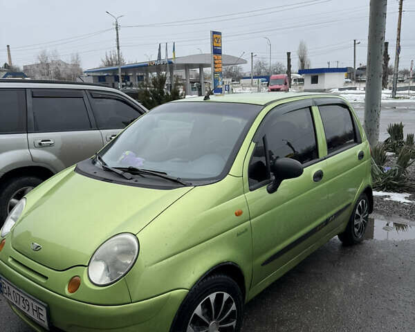Зелений Деу Матіз, об'ємом двигуна 0.8 л та пробігом 101 тис. км за 3100 $, фото 1 на Automoto.ua