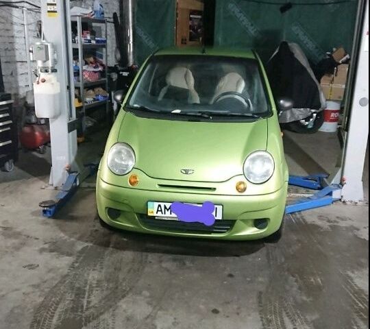 Зелений Деу Матіз, об'ємом двигуна 0.8 л та пробігом 60 тис. км за 3000 $, фото 1 на Automoto.ua