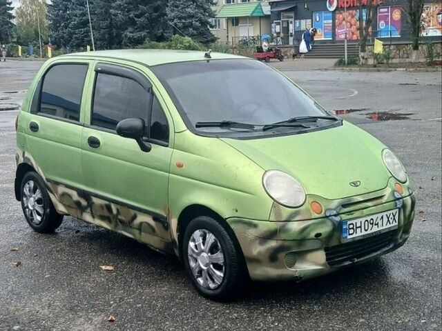 Зеленый Дэу Матиз, объемом двигателя 0.8 л и пробегом 125 тыс. км за 1200 $, фото 1 на Automoto.ua