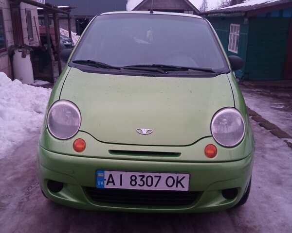 Зеленый Дэу Матиз, объемом двигателя 0.8 л и пробегом 162 тыс. км за 2000 $, фото 1 на Automoto.ua