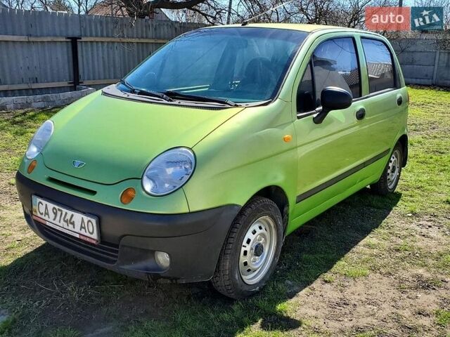 Зеленый Дэу Матиз, объемом двигателя 0.8 л и пробегом 269 тыс. км за 1600 $, фото 1 на Automoto.ua