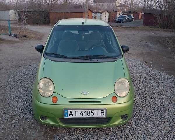 Зелений Деу Матіз, об'ємом двигуна 0.8 л та пробігом 106 тис. км за 3000 $, фото 1 на Automoto.ua