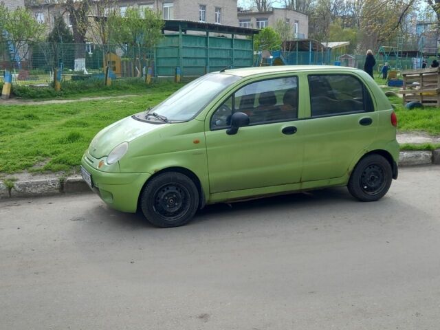 Зелений Деу Матіз, об'ємом двигуна 0.8 л та пробігом 115 тис. км за 2100 $, фото 1 на Automoto.ua