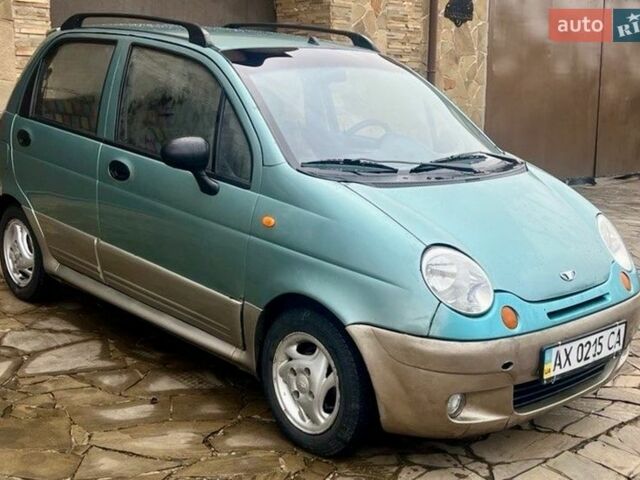 Зелений Деу Матіз, об'ємом двигуна 1 л та пробігом 168 тис. км за 1450 $, фото 1 на Automoto.ua