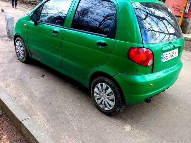 Зелений Деу Матіз, об'ємом двигуна 0.8 л та пробігом 123 тис. км за 1000 $, фото 1 на Automoto.ua