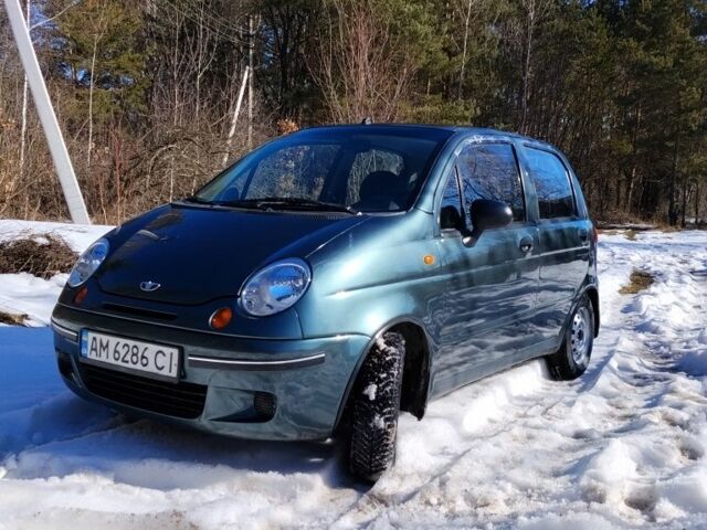 Зелений Деу Матіз, об'ємом двигуна 0.8 л та пробігом 154 тис. км за 2000 $, фото 1 на Automoto.ua