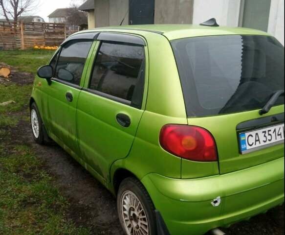 Зеленый Дэу Матиз, объемом двигателя 0.8 л и пробегом 112 тыс. км за 2300 $, фото 1 на Automoto.ua