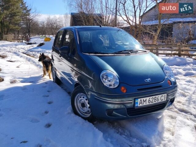 Зеленый Дэу Матиз, объемом двигателя 0.8 л и пробегом 154 тыс. км за 2000 $, фото 1 на Automoto.ua