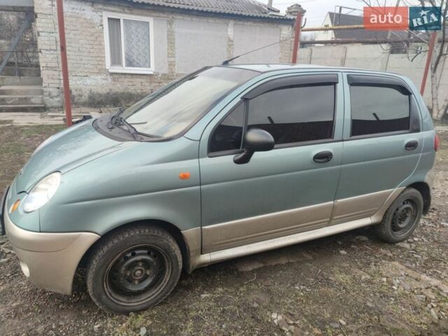 Зелений Деу Матіз, об'ємом двигуна 0.99 л та пробігом 132 тис. км за 2200 $, фото 1 на Automoto.ua