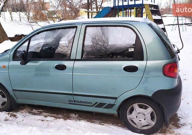 Зеленый Дэу Матиз, объемом двигателя 0.8 л и пробегом 168 тыс. км за 2500 $, фото 1 на Automoto.ua