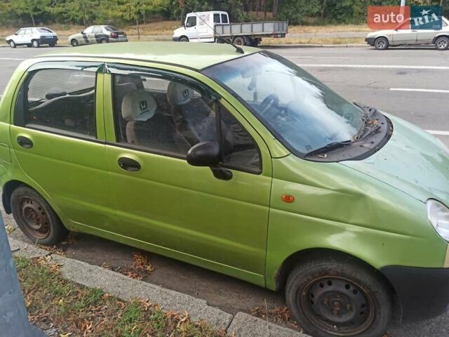 Зелений Деу Матіз, об'ємом двигуна 0.8 л та пробігом 120 тис. км за 1100 $, фото 1 на Automoto.ua