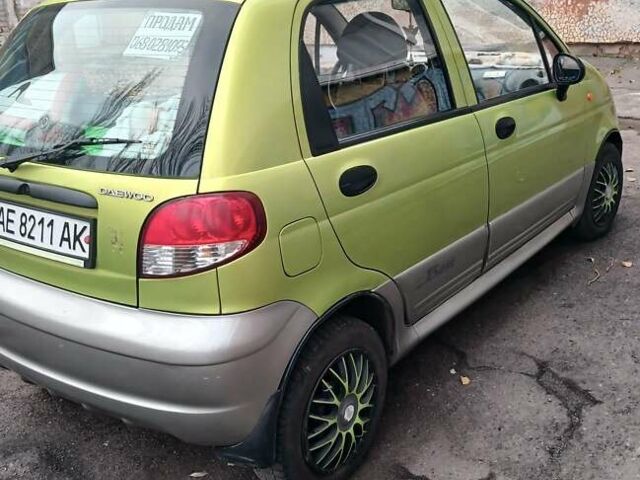 Зелений Деу Матіз, об'ємом двигуна 1 л та пробігом 110 тис. км за 3500 $, фото 1 на Automoto.ua