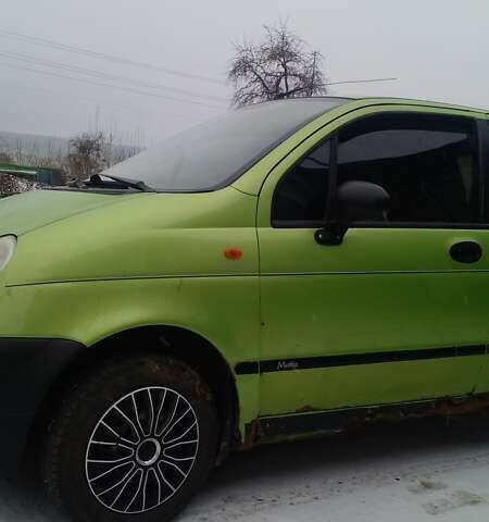 Зеленый Дэу Матиз, объемом двигателя 0.8 л и пробегом 120 тыс. км за 1100 $, фото 1 на Automoto.ua