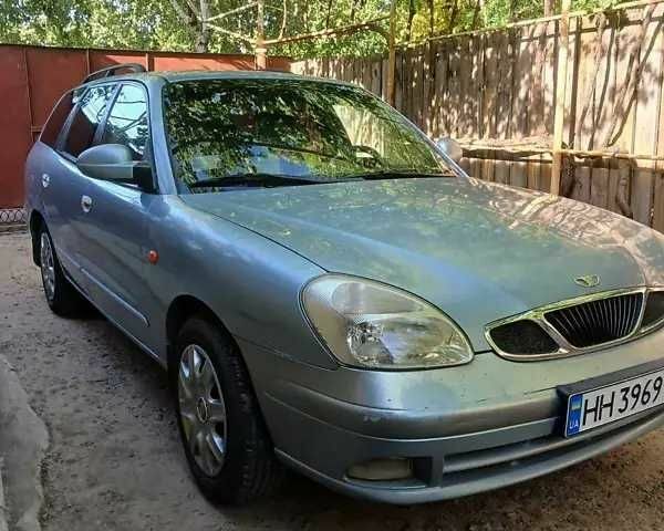 Синий Дэу Нубира, объемом двигателя 1.6 л и пробегом 103 тыс. км за 2300 $, фото 1 на Automoto.ua