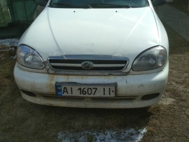 Белый Дэу Сенс, объемом двигателя 0 л и пробегом 158 тыс. км за 600 $, фото 1 на Automoto.ua