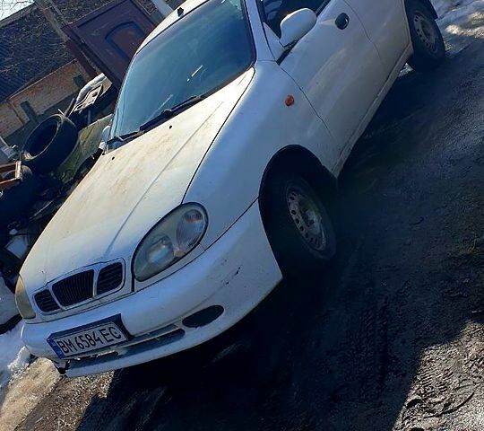 Белый Дэу Сенс, объемом двигателя 1.3 л и пробегом 200 тыс. км за 1400 $, фото 1 на Automoto.ua