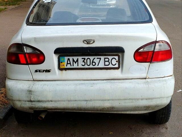 Білий Деу Сенс, об'ємом двигуна 1.3 л та пробігом 300 тис. км за 500 $, фото 1 на Automoto.ua