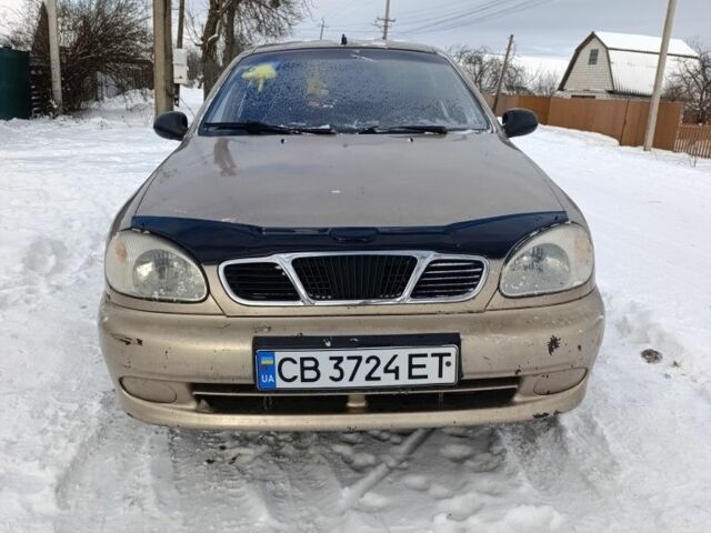 Бежевий Деу Сенс, об'ємом двигуна 1.3 л та пробігом 252 тис. км за 1500 $, фото 1 на Automoto.ua