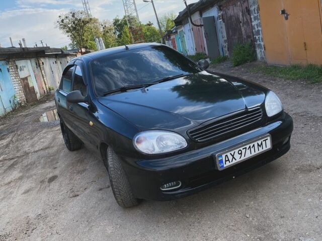 Черный Дэу Сенс, объемом двигателя 1.6 л и пробегом 366 тыс. км за 2149 $, фото 1 на Automoto.ua