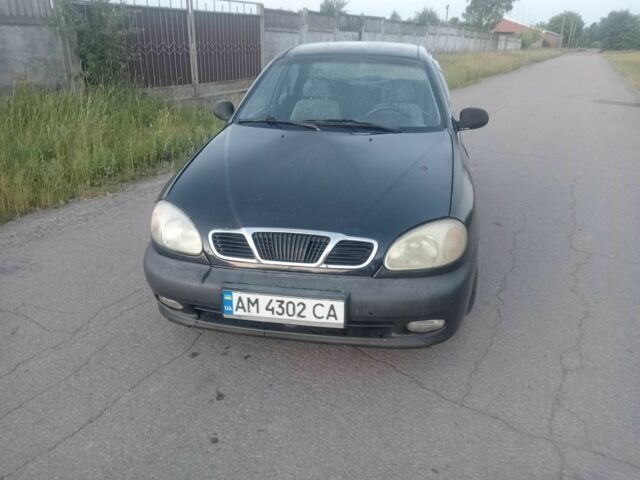 Черный Дэу Сенс, объемом двигателя 1.5 л и пробегом 145 тыс. км за 1000 $, фото 1 на Automoto.ua