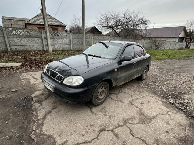 Чорний Деу Сенс, об'ємом двигуна 1.5 л та пробігом 200 тис. км за 568 $, фото 1 на Automoto.ua