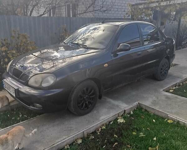 Черный Дэу Сенс, объемом двигателя 1.3 л и пробегом 286 тыс. км за 3000 $, фото 1 на Automoto.ua