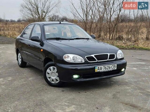 Черный Дэу Сенс, объемом двигателя 1.3 л и пробегом 180 тыс. км за 1700 $, фото 1 на Automoto.ua