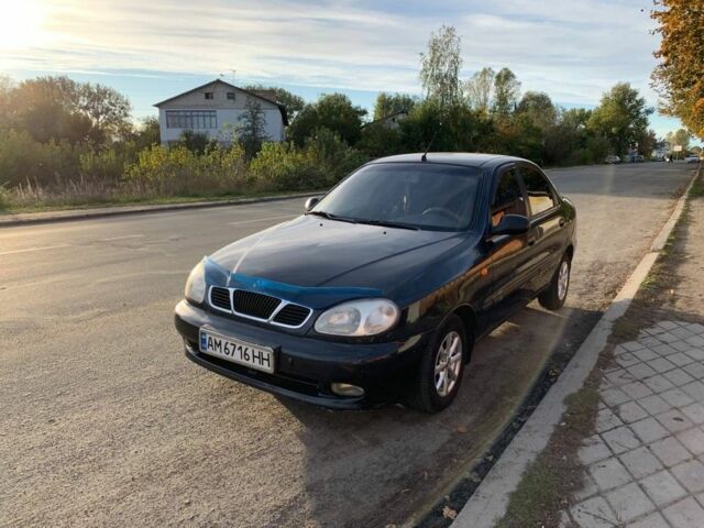 Черный Дэу Сенс, объемом двигателя 1.5 л и пробегом 311 тыс. км за 1340 $, фото 1 на Automoto.ua