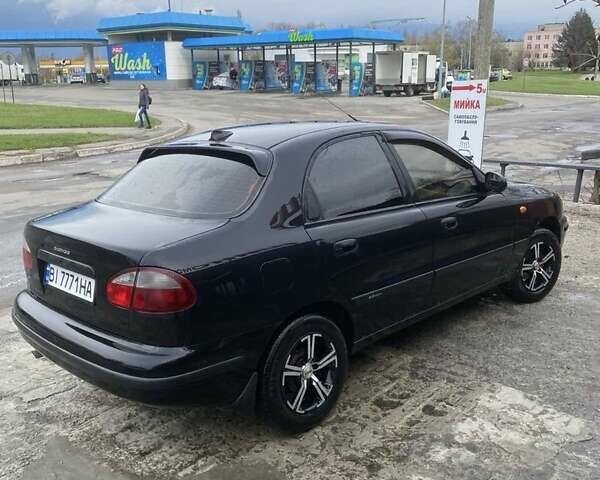 Чорний Деу Сенс, об'ємом двигуна 1.3 л та пробігом 130 тис. км за 2100 $, фото 1 на Automoto.ua