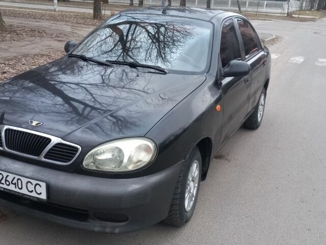 Черный Дэу Сенс, объемом двигателя 1.3 л и пробегом 290 тыс. км за 1350 $, фото 1 на Automoto.ua