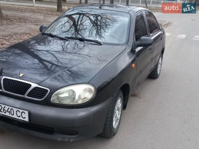 Чорний Деу Сенс, об'ємом двигуна 1.3 л та пробігом 290 тис. км за 1200 $, фото 1 на Automoto.ua