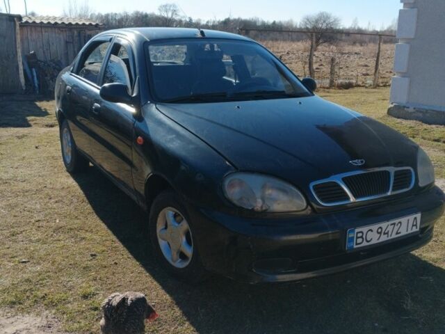 Чорний Деу Сенс, об'ємом двигуна 1.3 л та пробігом 190 тис. км за 900 $, фото 1 на Automoto.ua