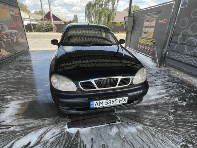 Черный Дэу Сенс, объемом двигателя 1.5 л и пробегом 316 тыс. км за 2000 $, фото 1 на Automoto.ua