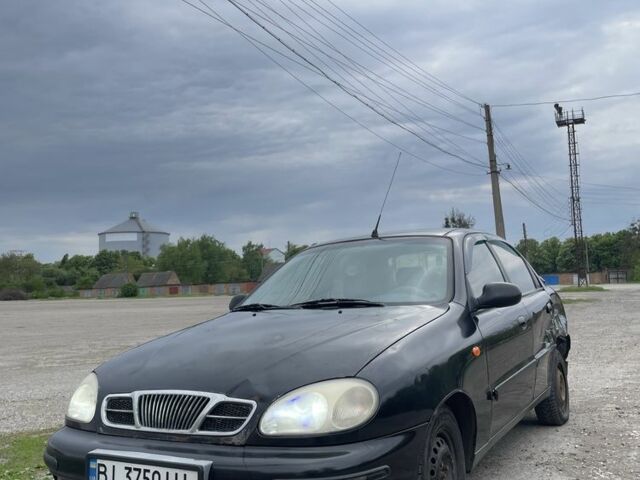Черный Дэу Сенс, объемом двигателя 1.5 л и пробегом 263 тыс. км за 1100 $, фото 1 на Automoto.ua