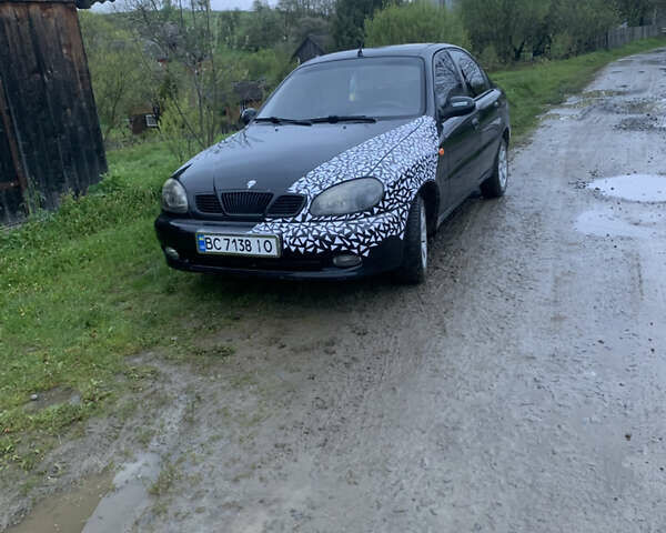 Чорний Деу Сенс, об'ємом двигуна 1.3 л та пробігом 240 тис. км за 1000 $, фото 1 на Automoto.ua