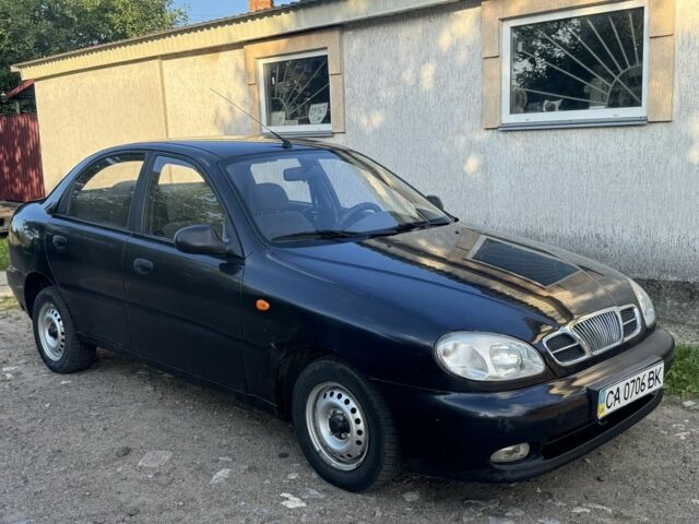 Черный Дэу Сенс, объемом двигателя 1.3 л и пробегом 183 тыс. км за 1450 $, фото 1 на Automoto.ua