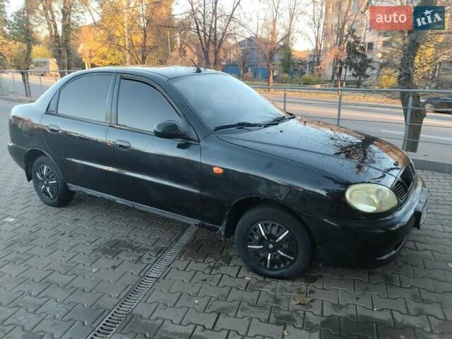 Черный Дэу Сенс, объемом двигателя 1.3 л и пробегом 336 тыс. км за 2300 $, фото 1 на Automoto.ua