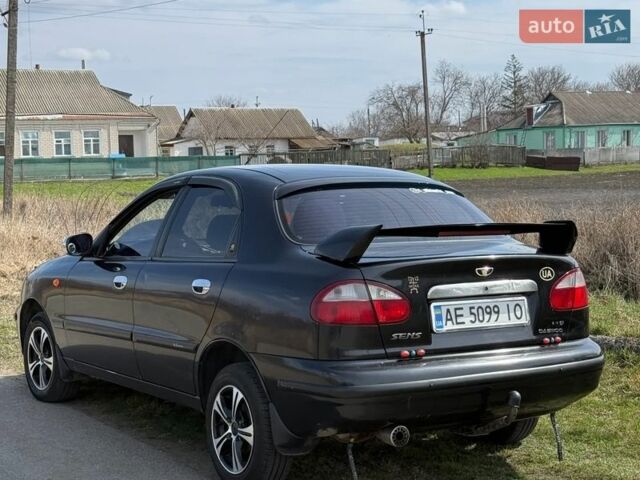 Чорний Деу Сенс, об'ємом двигуна 1.3 л та пробігом 179 тис. км за 2200 $, фото 1 на Automoto.ua