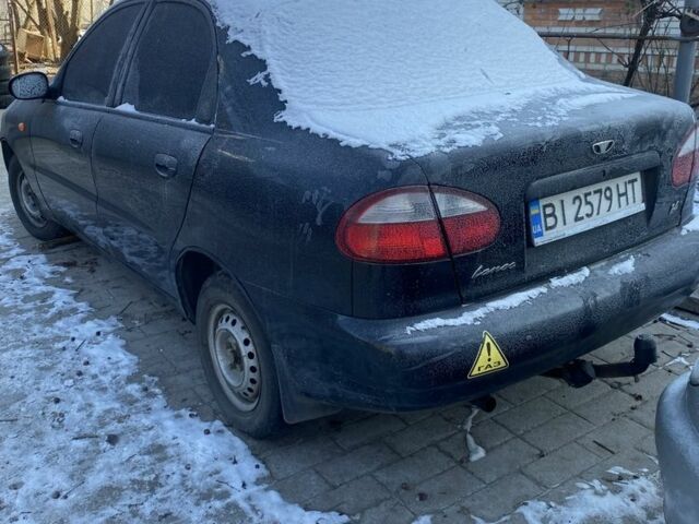 Черный Дэу Сенс, объемом двигателя 1.4 л и пробегом 200 тыс. км за 700 $, фото 1 на Automoto.ua