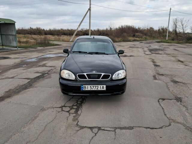 Черный Дэу Сенс, объемом двигателя 1.4 л и пробегом 100 тыс. км за 2000 $, фото 1 на Automoto.ua