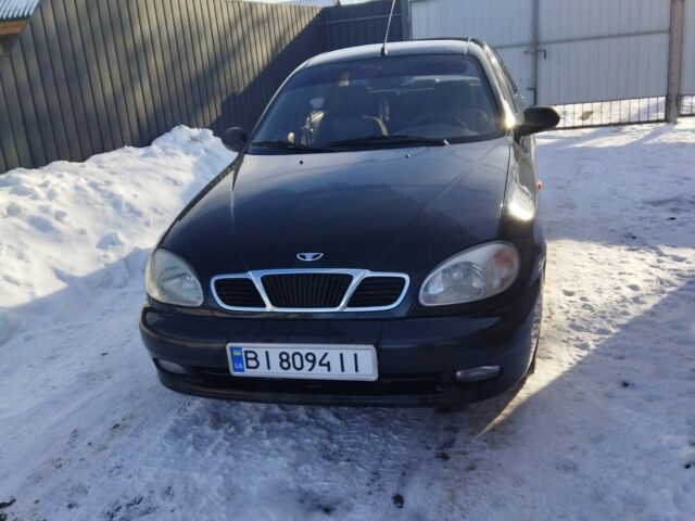 Черный Дэу Сенс, объемом двигателя 1.5 л и пробегом 265 тыс. км за 2350 $, фото 1 на Automoto.ua
