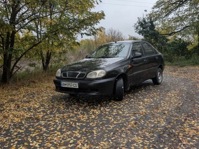 Чорний Деу Сенс, об'ємом двигуна 1.5 л та пробігом 250 тис. км за 1700 $, фото 1 на Automoto.ua