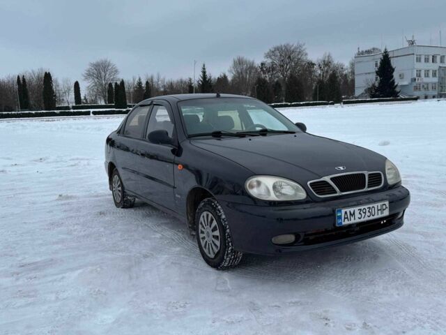 Черный Дэу Сенс, объемом двигателя 1.5 л и пробегом 210 тыс. км за 3200 $, фото 1 на Automoto.ua