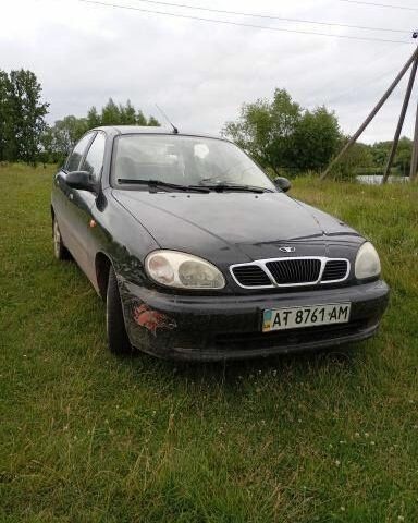 Черный Дэу Сенс, объемом двигателя 1.4 л и пробегом 100 тыс. км за 850 $, фото 1 на Automoto.ua