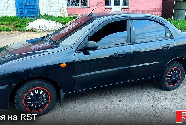 Черный Дэу Сенс, объемом двигателя 1.3 л и пробегом 200 тыс. км за 1750 $, фото 1 на Automoto.ua