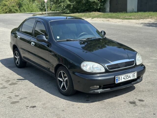 Черный Дэу Сенс, объемом двигателя 1.5 л и пробегом 130 тыс. км за 2400 $, фото 1 на Automoto.ua