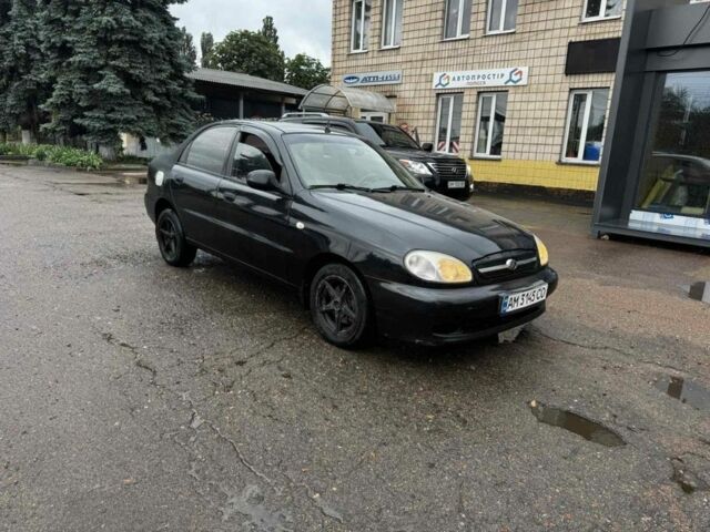 Черный Дэу Сенс, объемом двигателя 1.5 л и пробегом 140 тыс. км за 2650 $, фото 1 на Automoto.ua