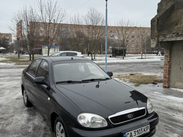 Черный Дэу Сенс, объемом двигателя 1.5 л и пробегом 194 тыс. км за 3200 $, фото 1 на Automoto.ua